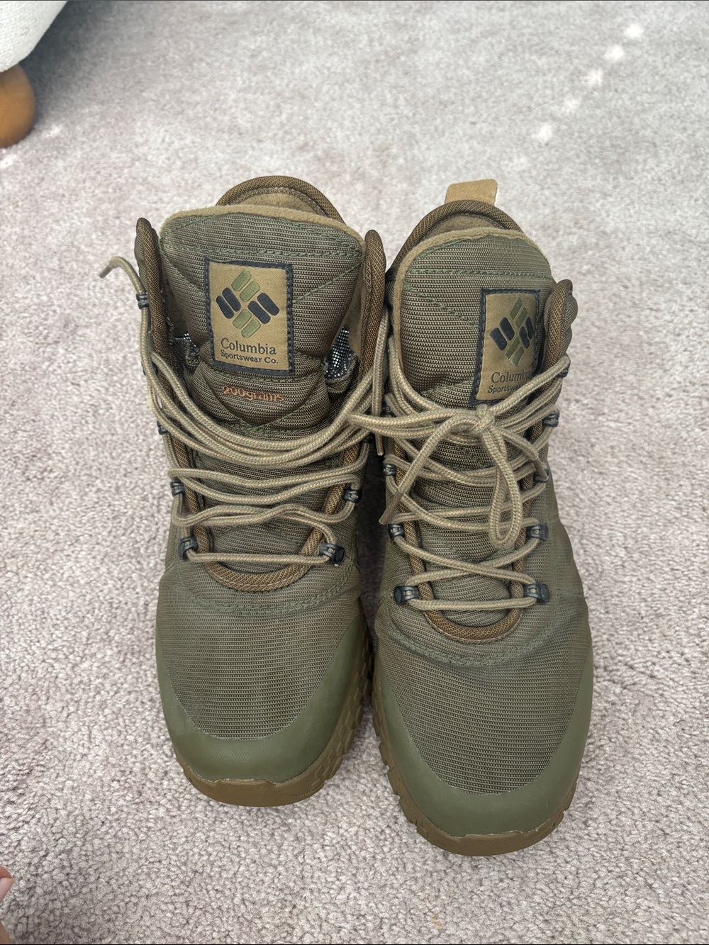 Columbia Men’s Olive/Tan Waterproof Trail Boots